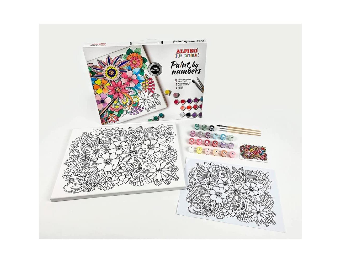 Conjunto de pintura alpino color experience pinta por numeros ( Imagem 3 de 4 ) - Preview