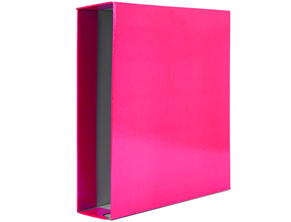 Caixa para pasta de arquivo de alavanca liderpapel documenta cartao din a4 lombada 75 mm rosa ( Imagem 4 de 7 ) - Preview