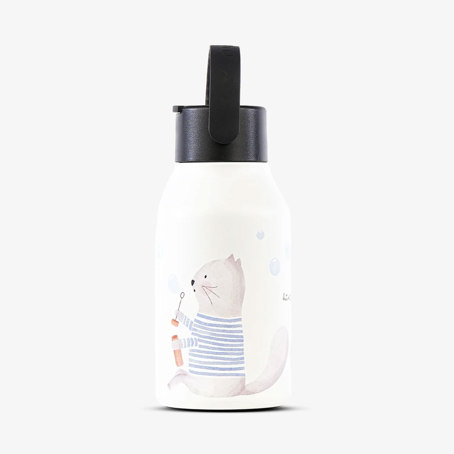 Garrafa térmica Runbott Mii La Tortuguita Blanca 350ml lovely cat bubbles ( Imagem 3 de 4 ) - Preview
