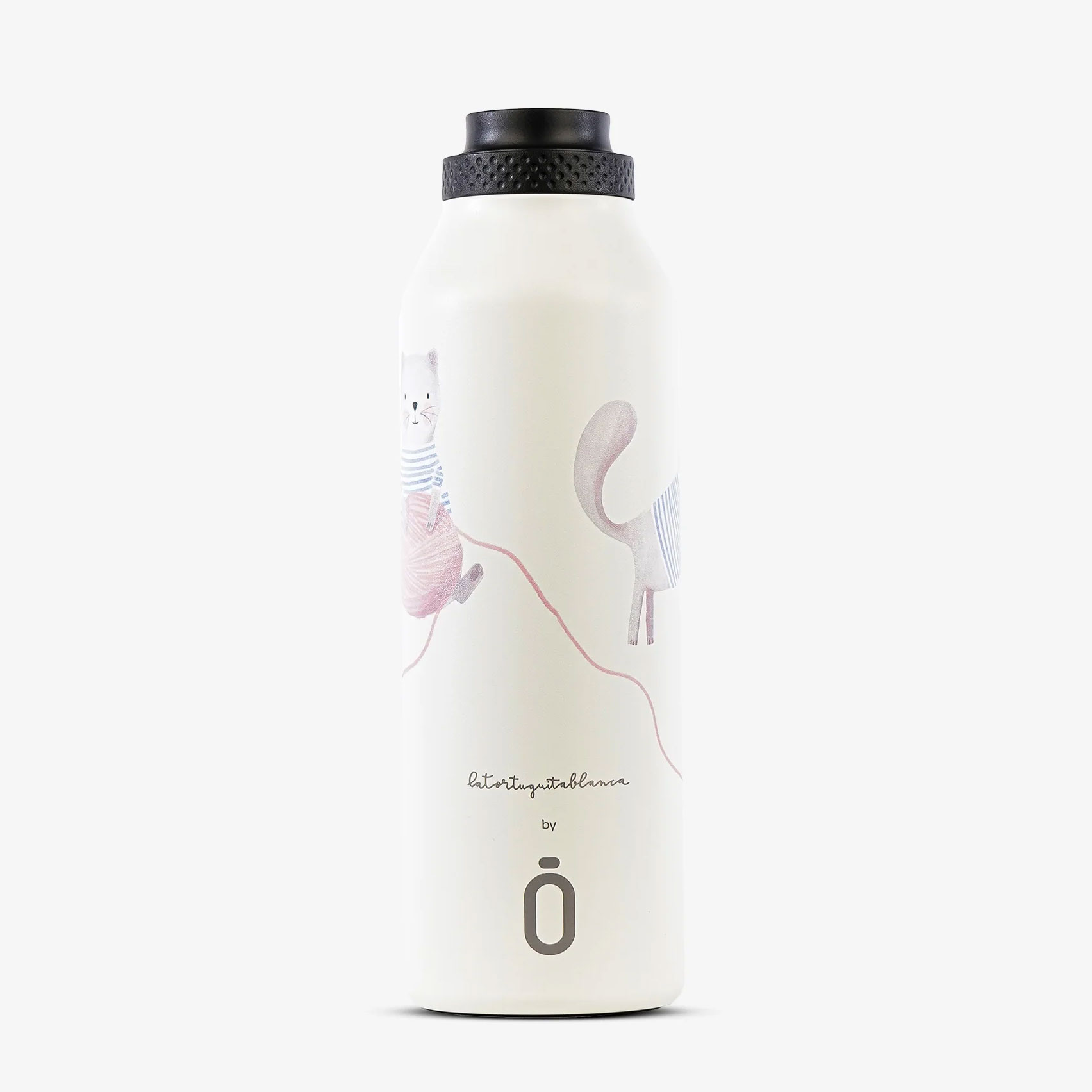 Garrafa térmica Runbott Mii La Tortuguita Blanca 600ml lovely cat wool ( Imagem 2 de 4 ) - Preview