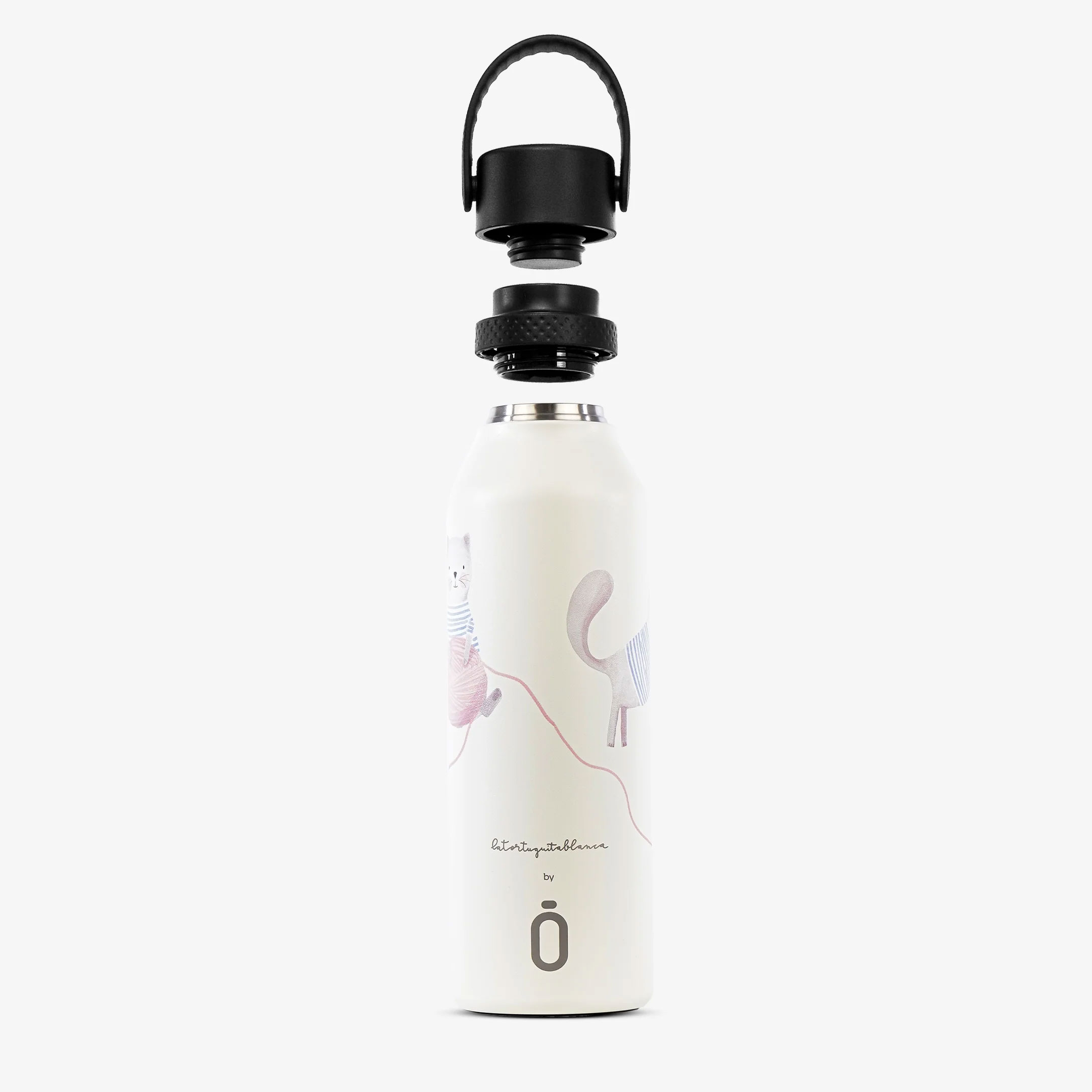 Garrafa térmica Runbott Mii La Tortuguita Blanca 600ml lovely cat wool ( Imagem 3 de 4 ) - Preview