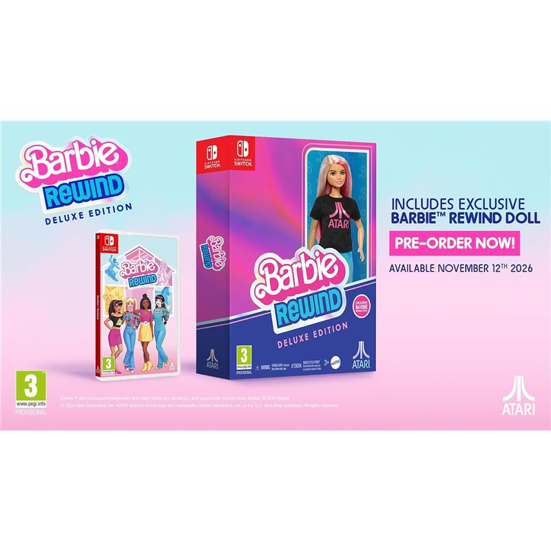 Barbie Rewind - Deluxe Edition (Inclui Boneca Barbie) Nintendo Switch ( Imagem 2 de 2 ) - Preview