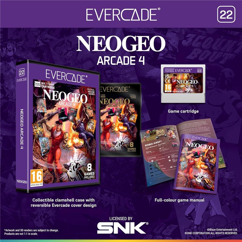Evercade NeoGeo Arcade 4 ( Imagem 2 de 2 ) - Preview