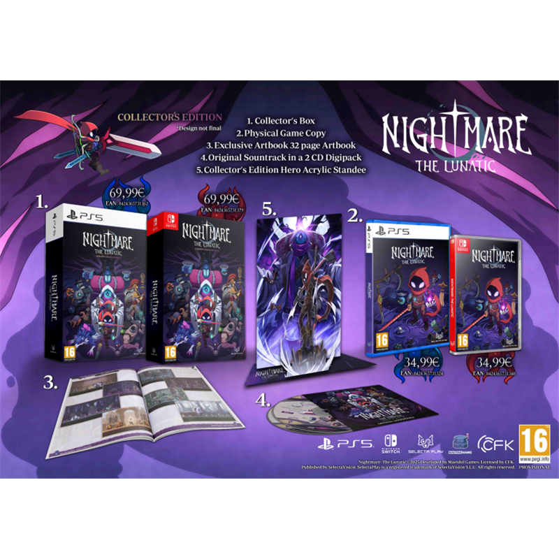 Nightmare The Lunatic - Special Edition Nintendo Switch ( Imagem 2 de 2 ) - Preview