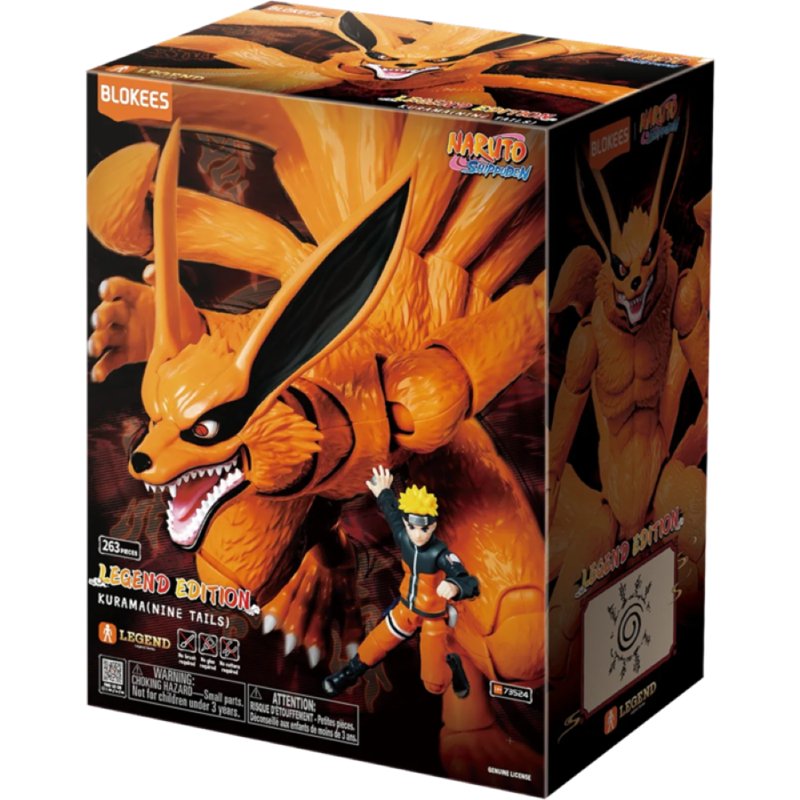 Figura Blokees Legend Edition: Naruto - Kurama (Nine Tails) ( Imagem 2 de 2 ) - Preview
