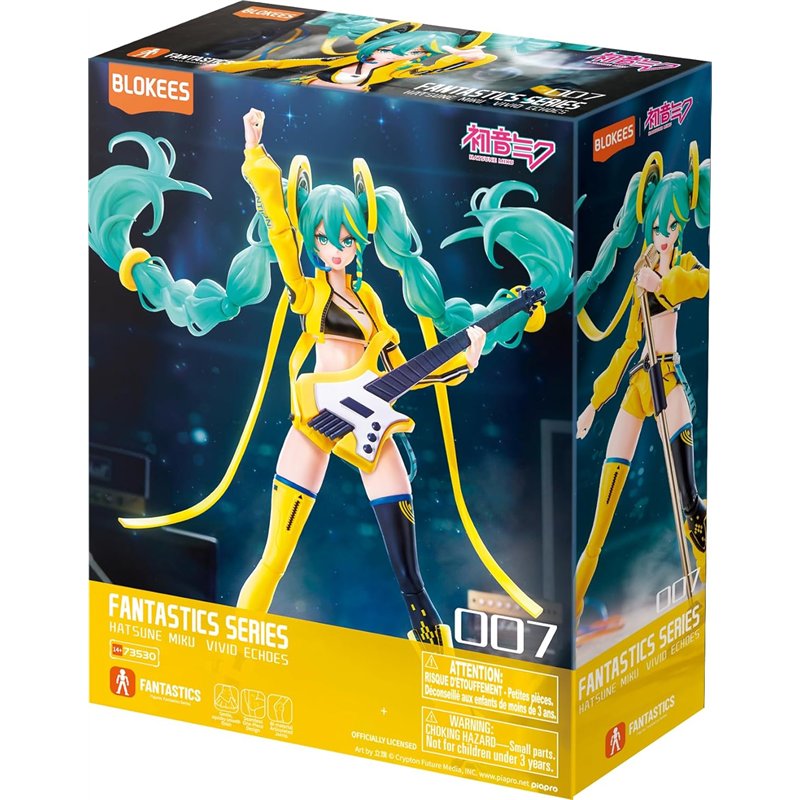 Figura Blokees Fantastics Edition: Hatsune Miku - Vivid Echoes ( Imagem 2 de 2 ) - Preview