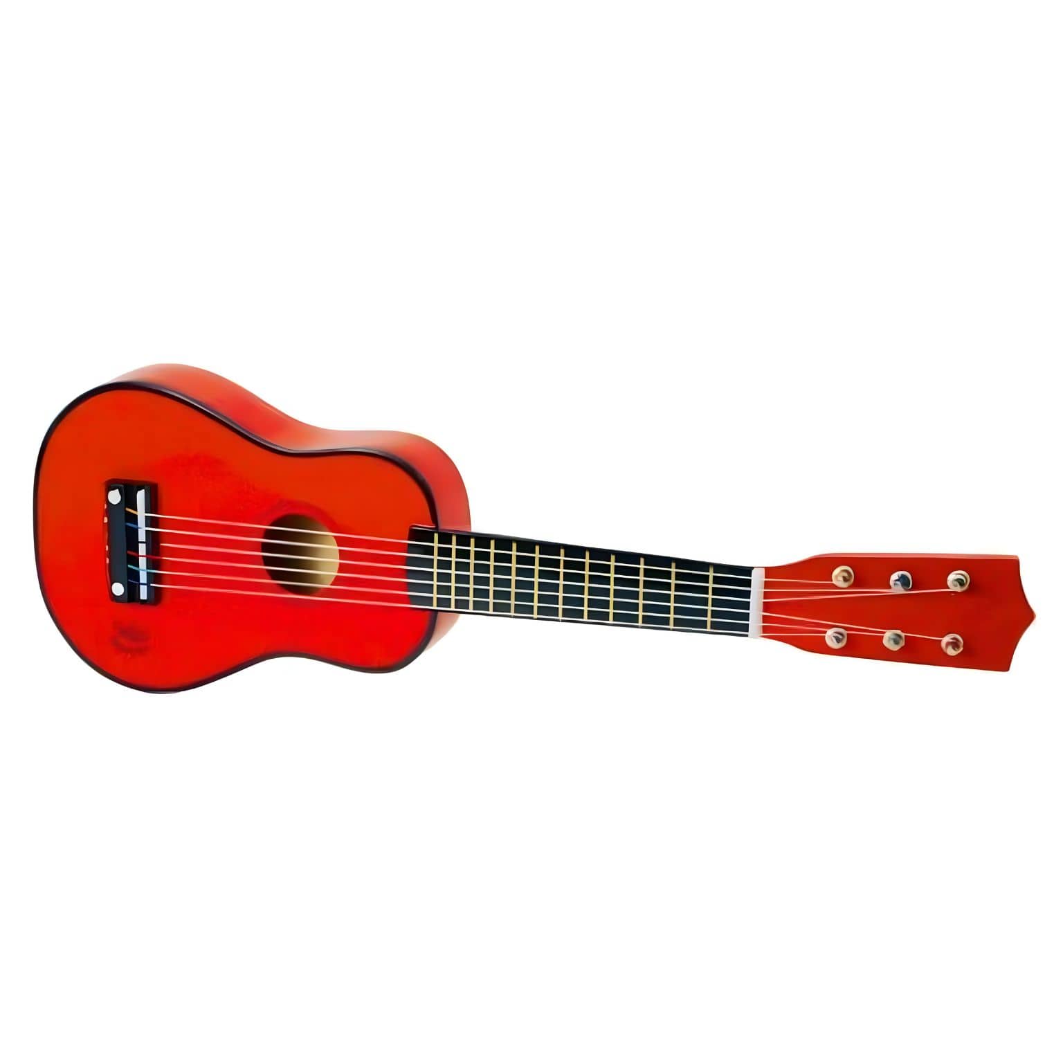 Guitarra Vermelha de Madeira ( Imagem 3 de 4 ) - Preview