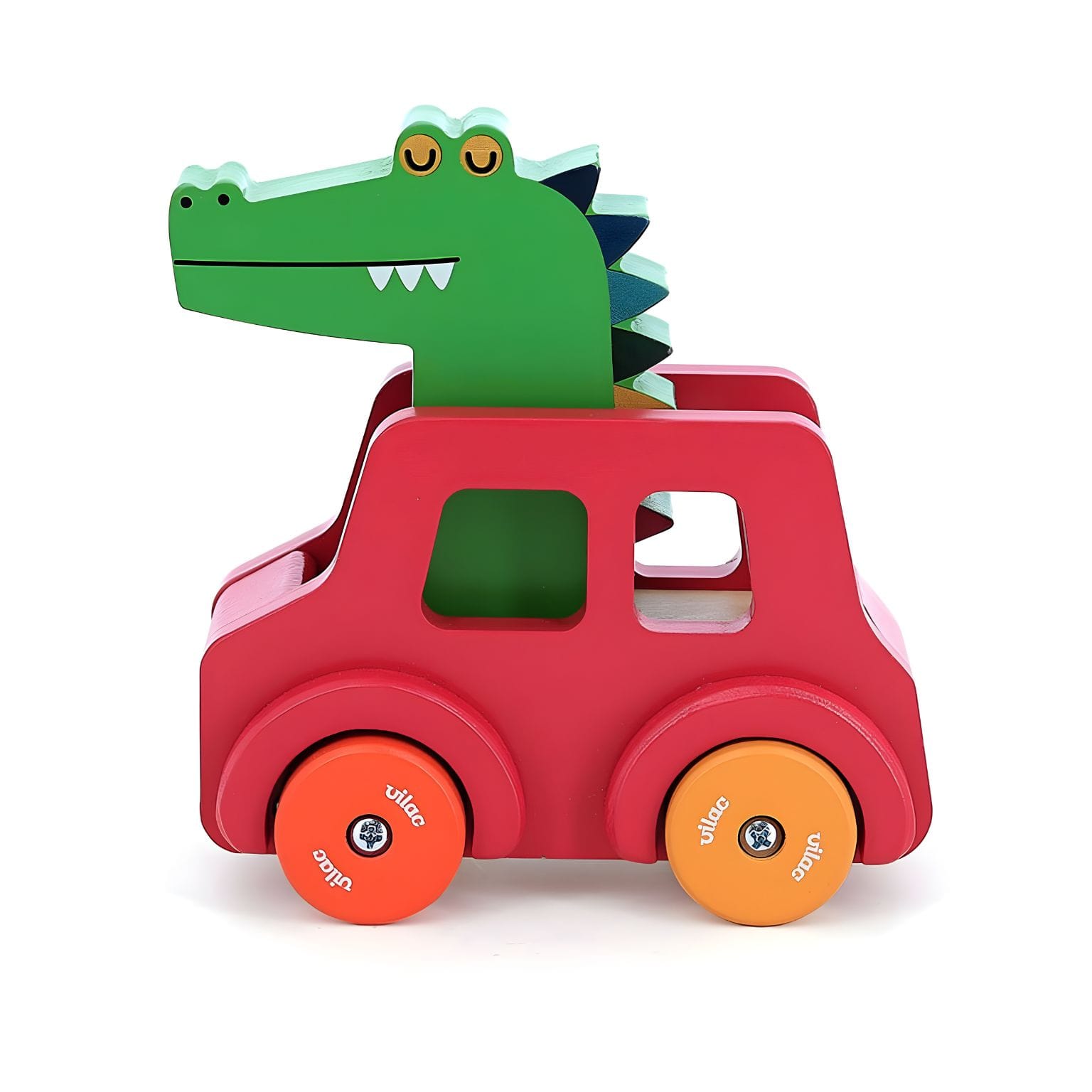 Carro de Madeira Crocodilo ( Imagem 2 de 4 ) - Preview