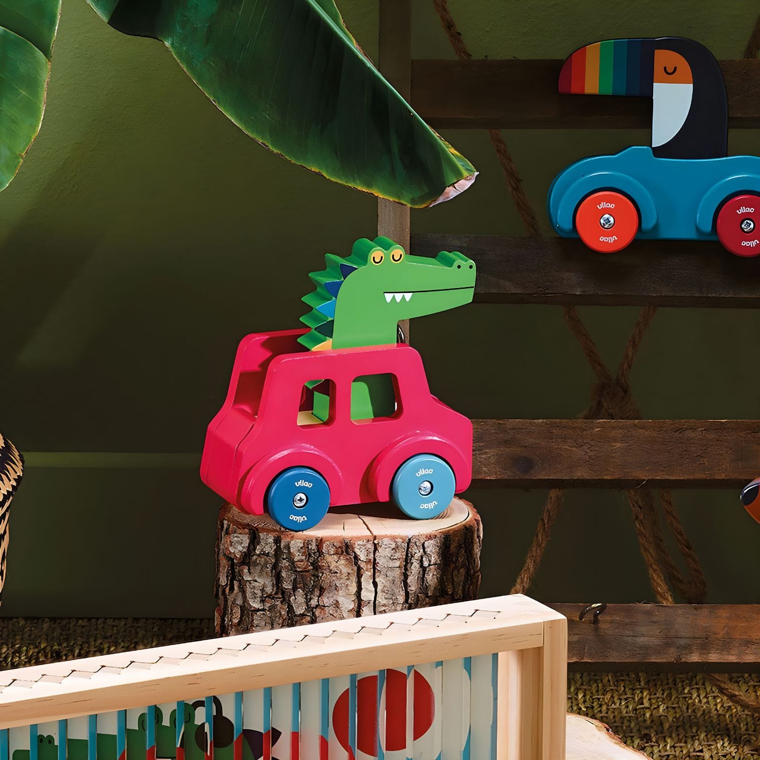 Carro de Madeira Crocodilo ( Imagem 4 de 4 ) - Preview