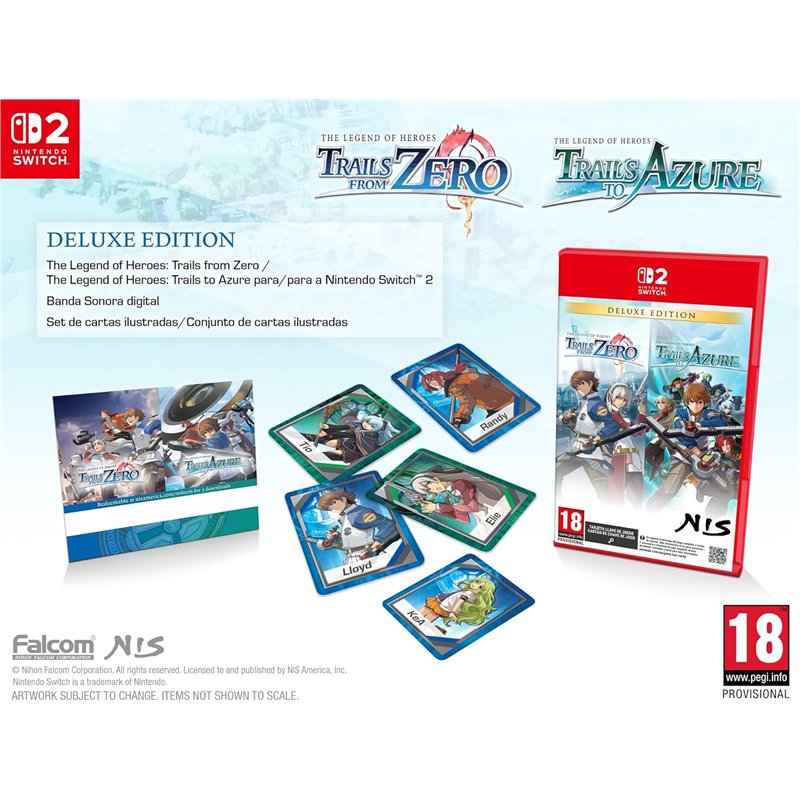 The Legend of Heroes: Trails from Zero / The Legend of Heroes: Trails to Azure Deluxe Edition Nintendo Switch 2 ( Imagem 2 de 2 ) - Preview