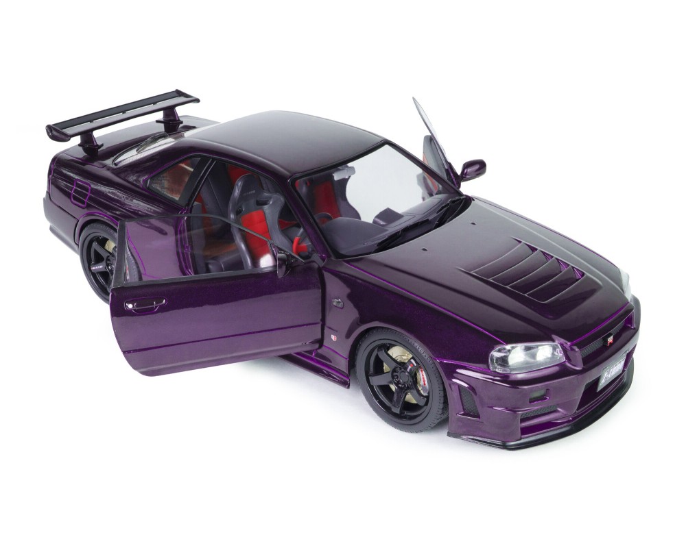 Solido Nissan Skyline (R34) GT-R ZTune 1999 Purple 1:18 ( Imagem 2 de 2 ) - Preview