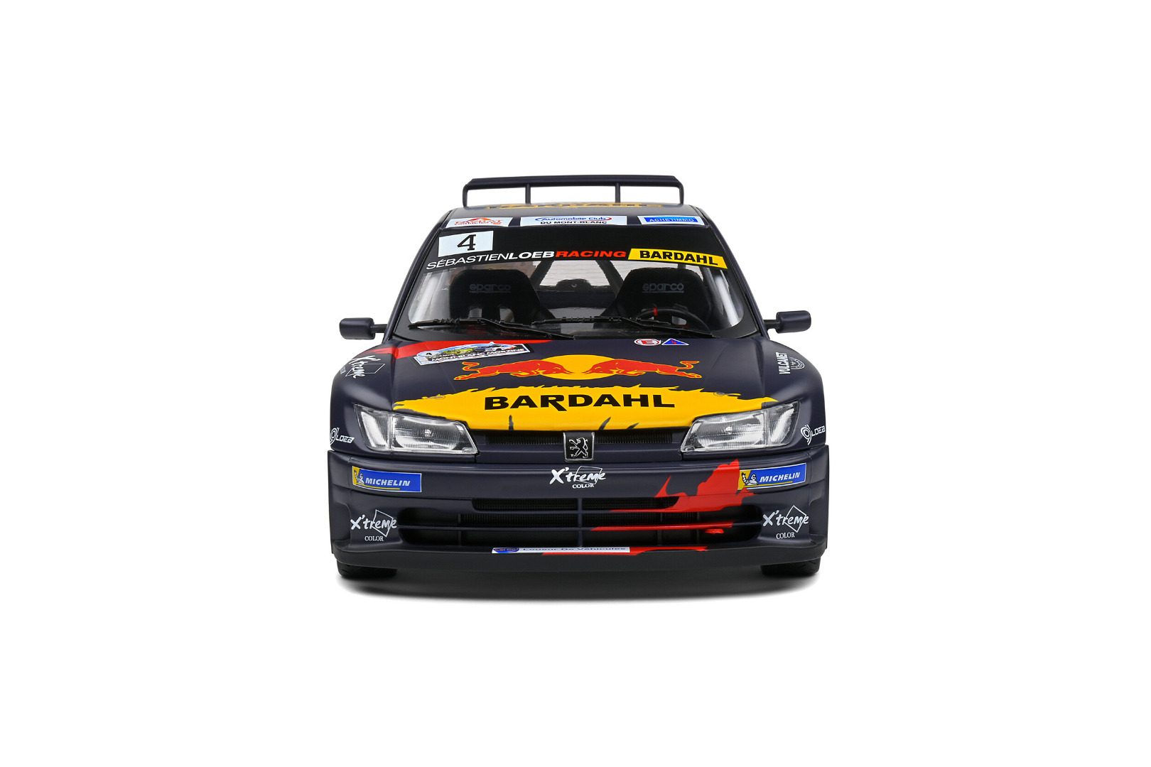 Solido Peugeot 306 Maxi Rallye du Mont Blanc - 2021 - #4 Loeb / Elena 1:18 ( Imagem 2 de 4 ) - Preview