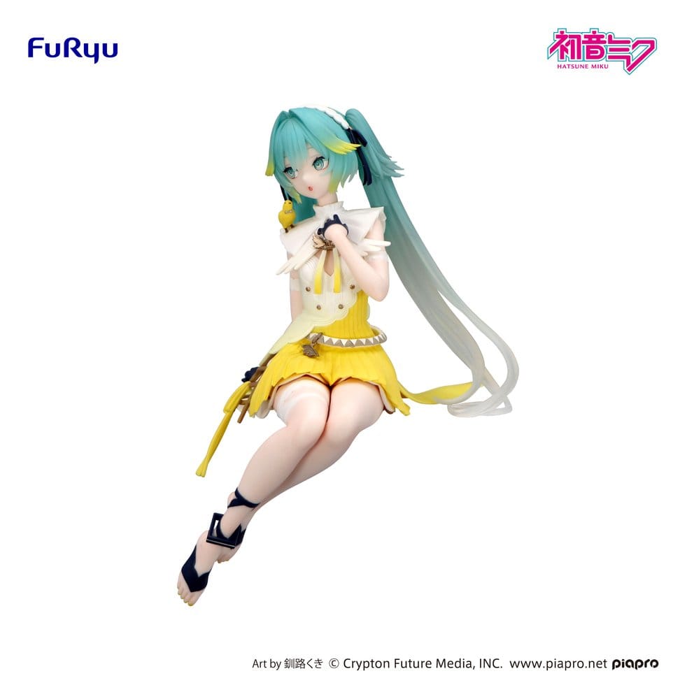 Hatsune Miku Noodle Stopper PVC Statue Canary Bird exclusive 14 cm ( Imagem 2 de 4 ) - Preview