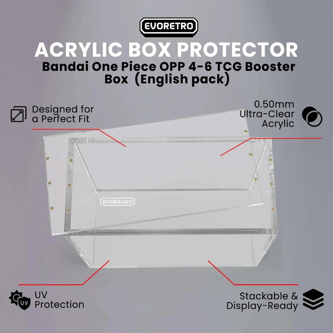 EVORETRO - Acrylique Magnetic Protector For Display One Piece 1pc ( Imagem 3 de 3 ) - Preview