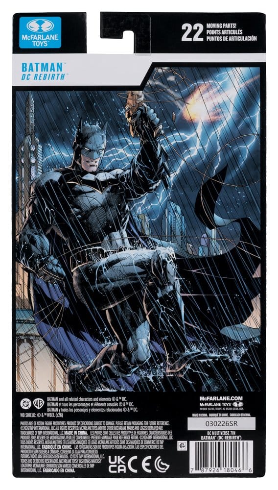 DC Multiverse Action-Figure Batman (DC Rebirth) 18 cm ( Imagem 4 de 4 ) - Preview