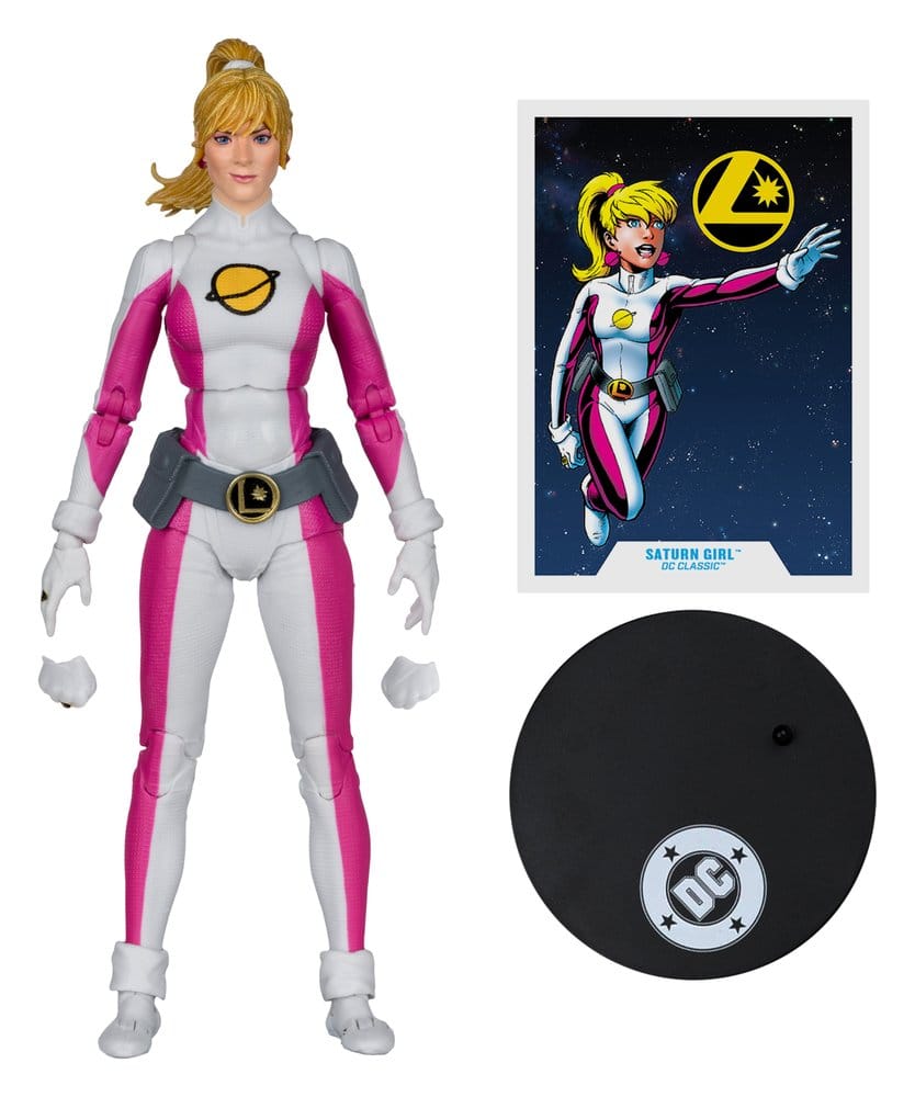 DC Multiverse Action Figure Saturn Girl (DC Classic) (Red Platinum Edition) ( Imagem 4 de 4 ) - Preview