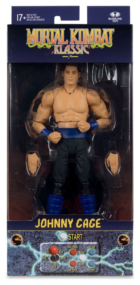Mortal Kombat Klassics Johnny Cage action figure, 19 cm. ( Imagem 3 de 3 ) - Preview