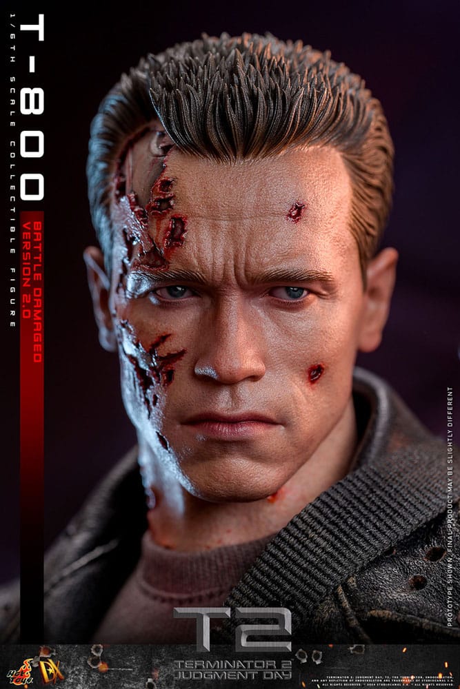 Terminator 2 Movie Masterpiece Action-Figure 1/6 T-800 Battle Damaged Vers ( Imagem 3 de 4 ) - Preview