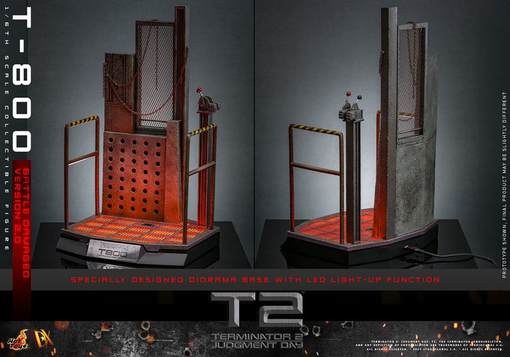 Terminator 2 Movie Masterpiece Action-Figure 1/6 T-800 Battle Damaged Vers ( Imagem 4 de 4 ) - Preview