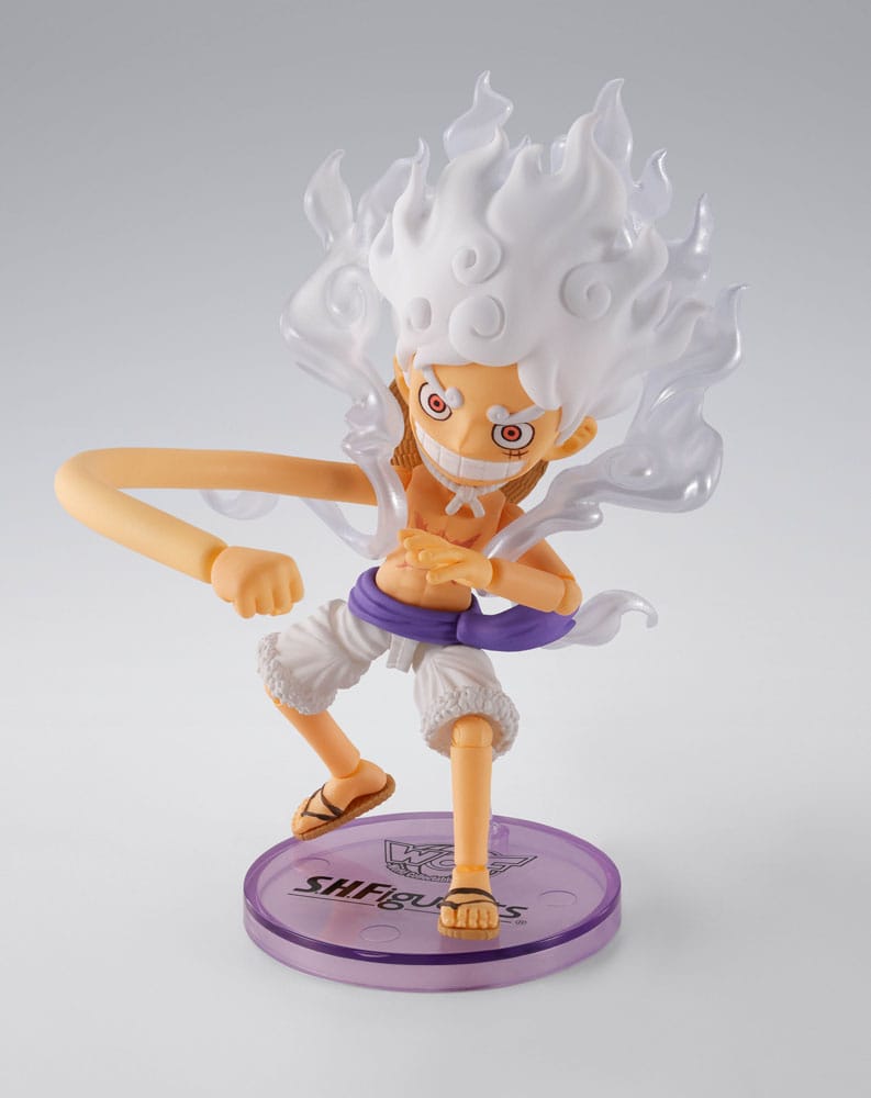 One Piece World S.H. Figuarts Action Figure Monkey D. Luffy Gear 5 8 cm ( Imagem 2 de 4 ) - Preview