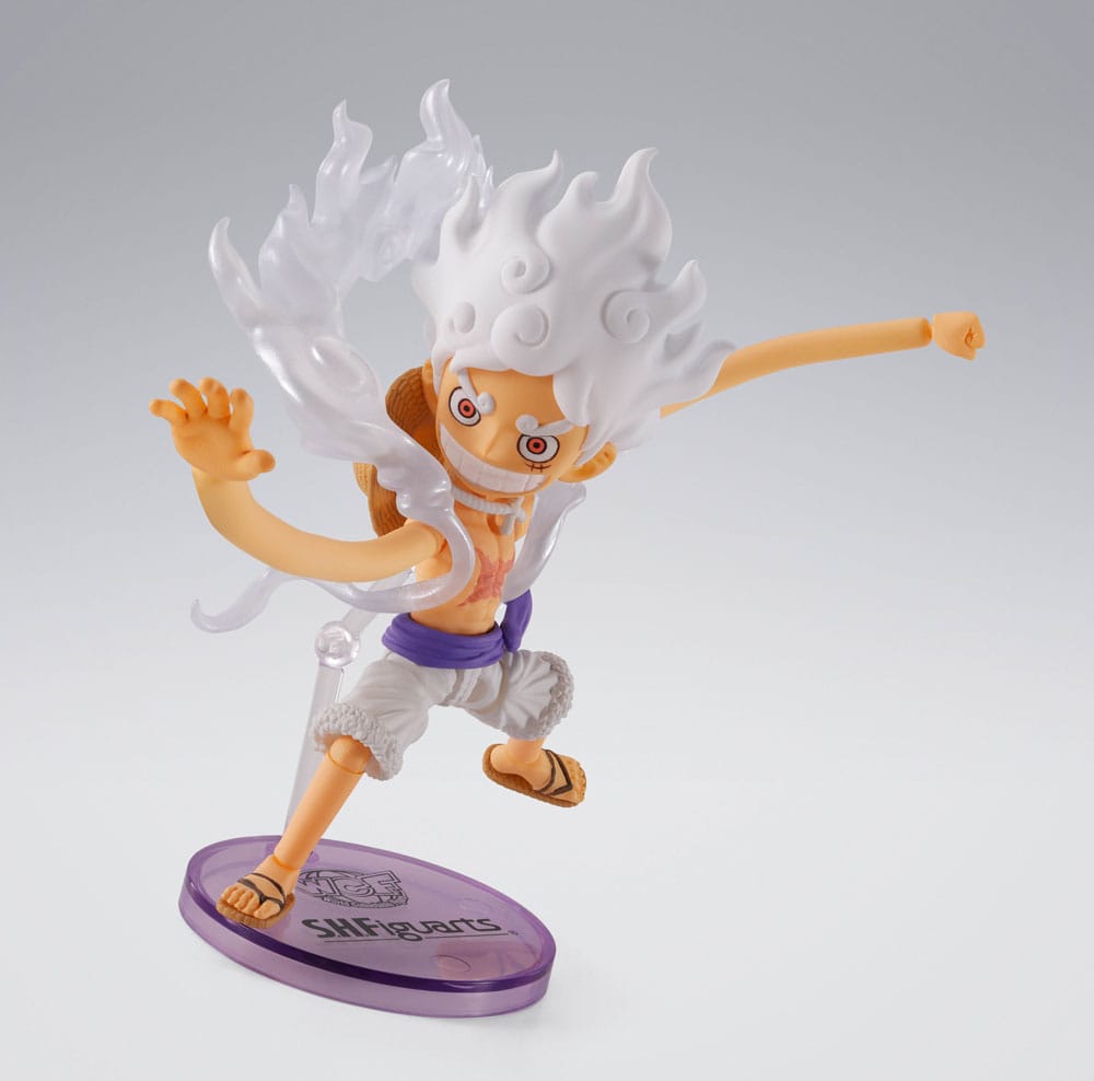 One Piece World S.H. Figuarts Action Figure Monkey D. Luffy Gear 5 8 cm ( Imagem 4 de 4 ) - Preview
