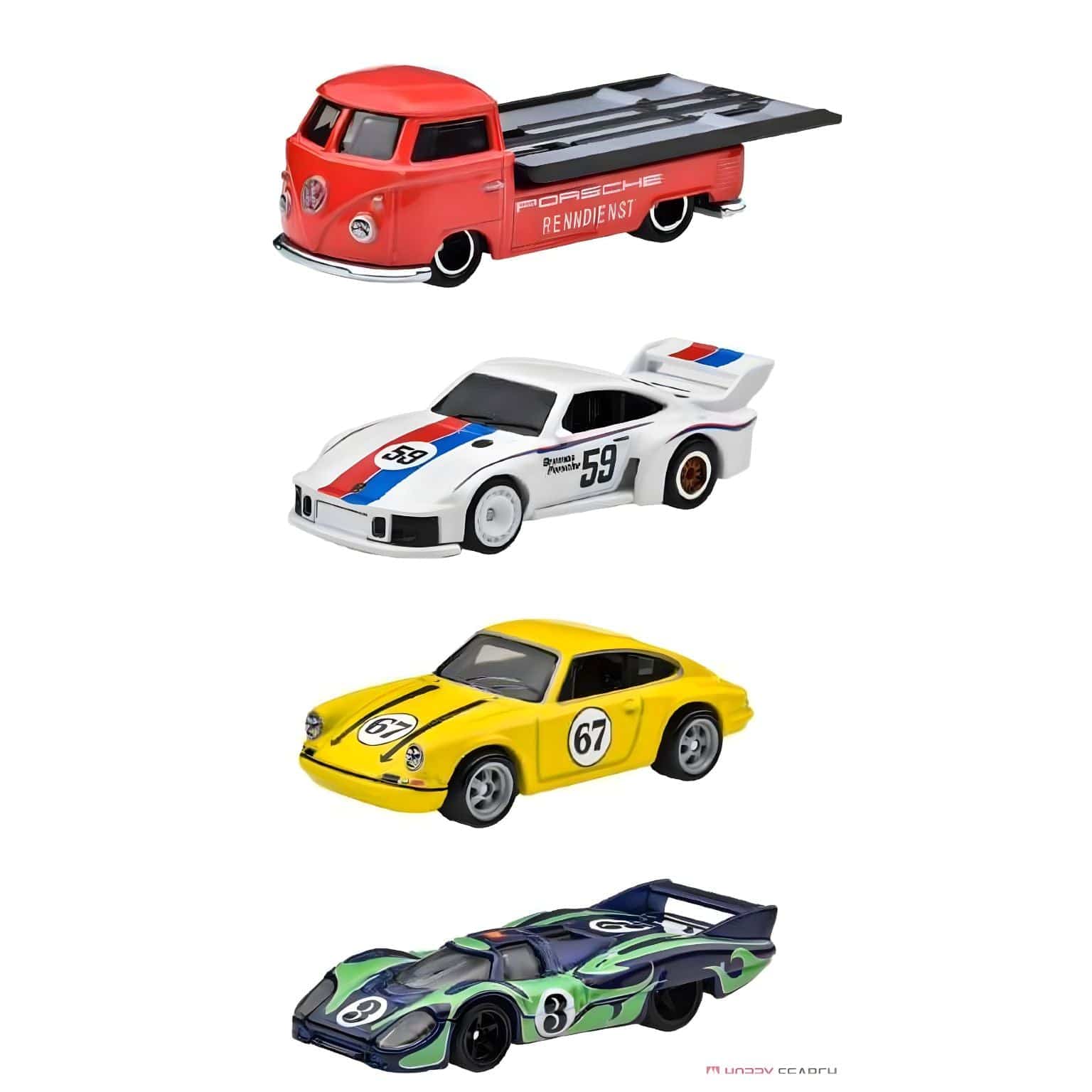 Conjunto Hot Wheels - Porsche Rennsport ( Imagem 3 de 4 ) - Preview