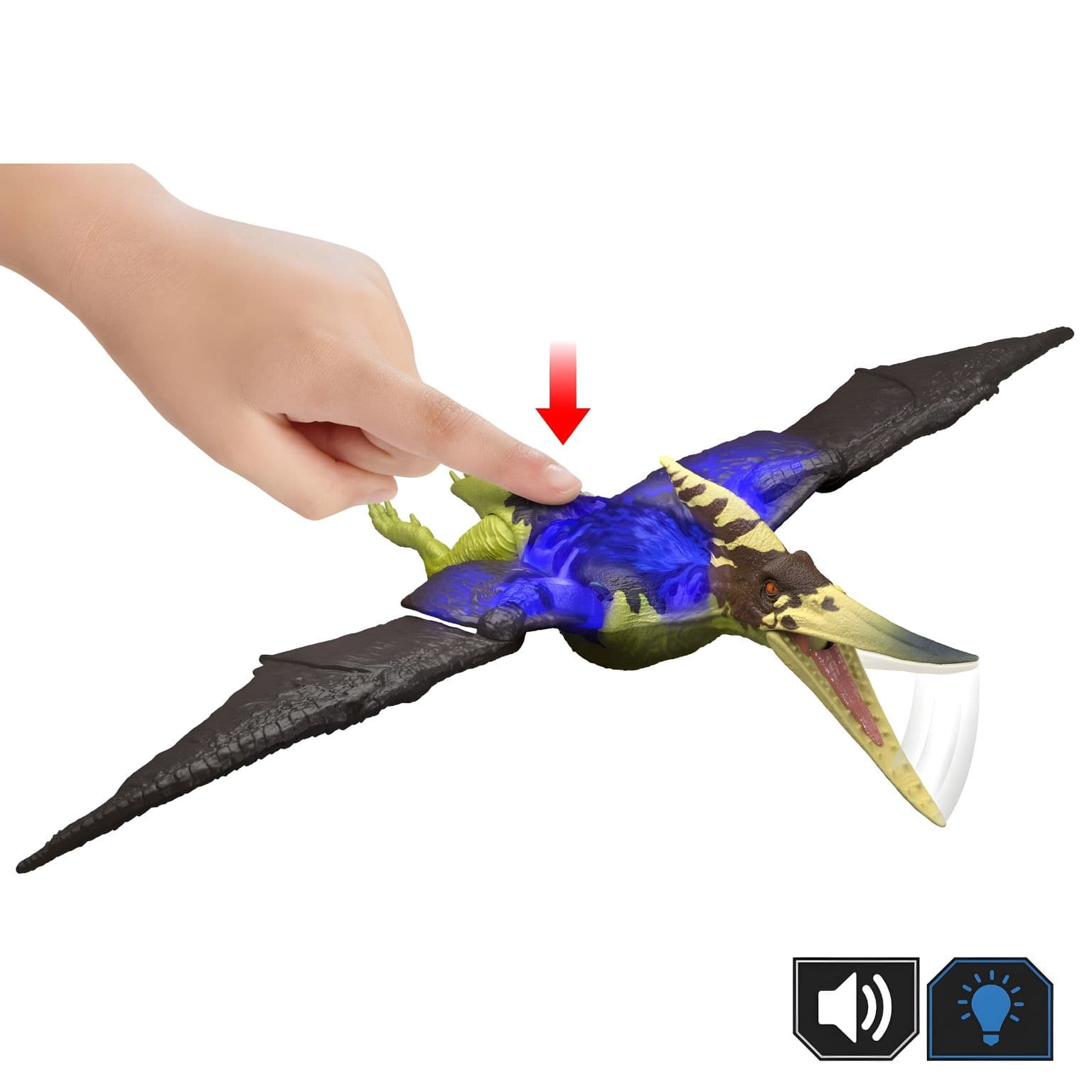 Dinossauro Jurassic World Survival Pteranodon Wild Roar ( Imagem 3 de 4 ) - Preview