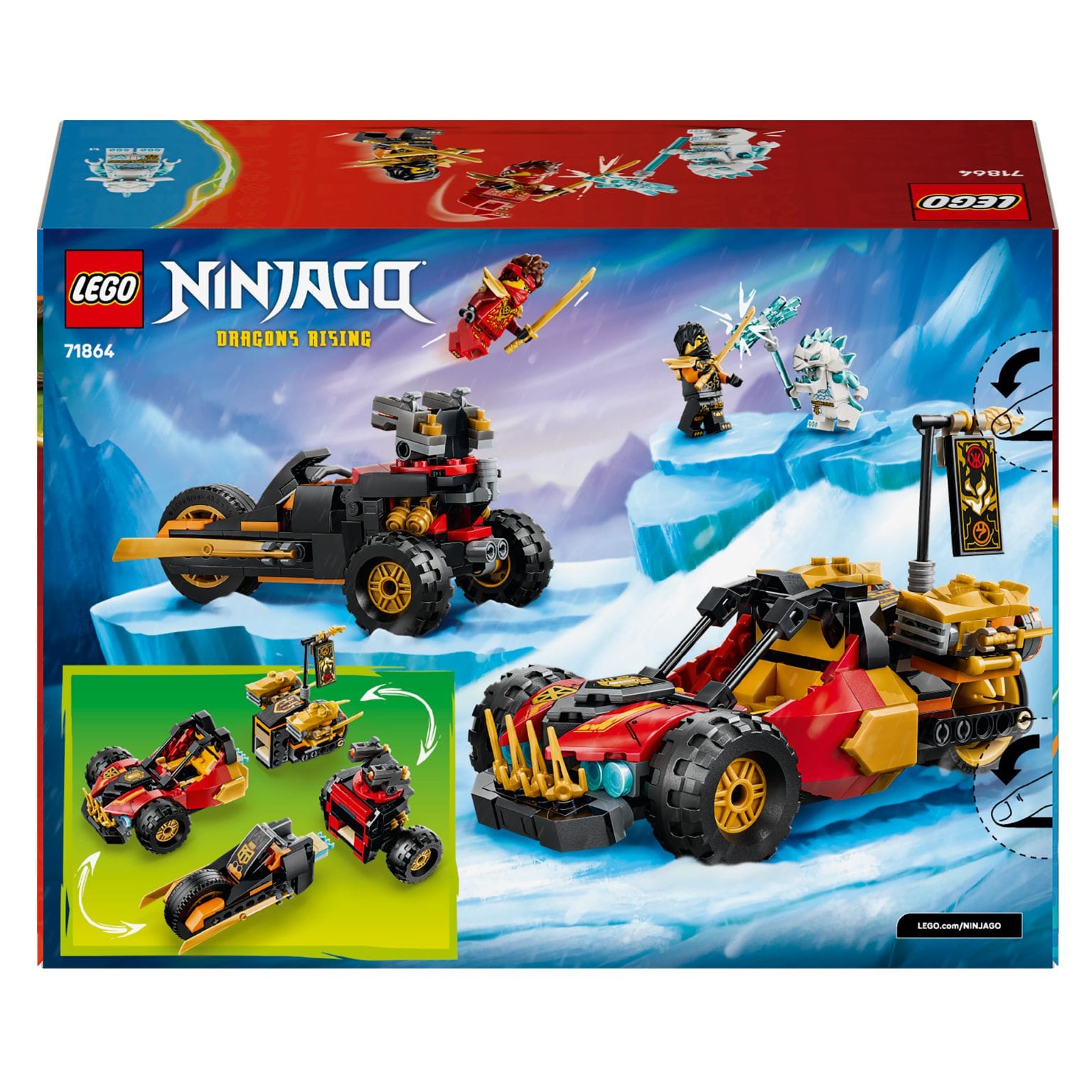 Lego Ninjago Veículos Combinadores do Kai e do Cole ( Imagem 4 de 4 ) - Preview