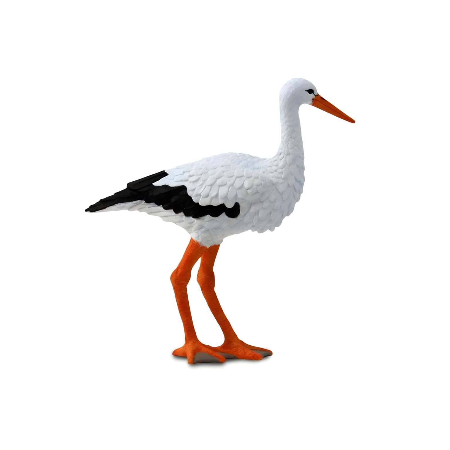 Figura de borracha Cegonha-branca ( Imagem 2 de 4 ) - Preview