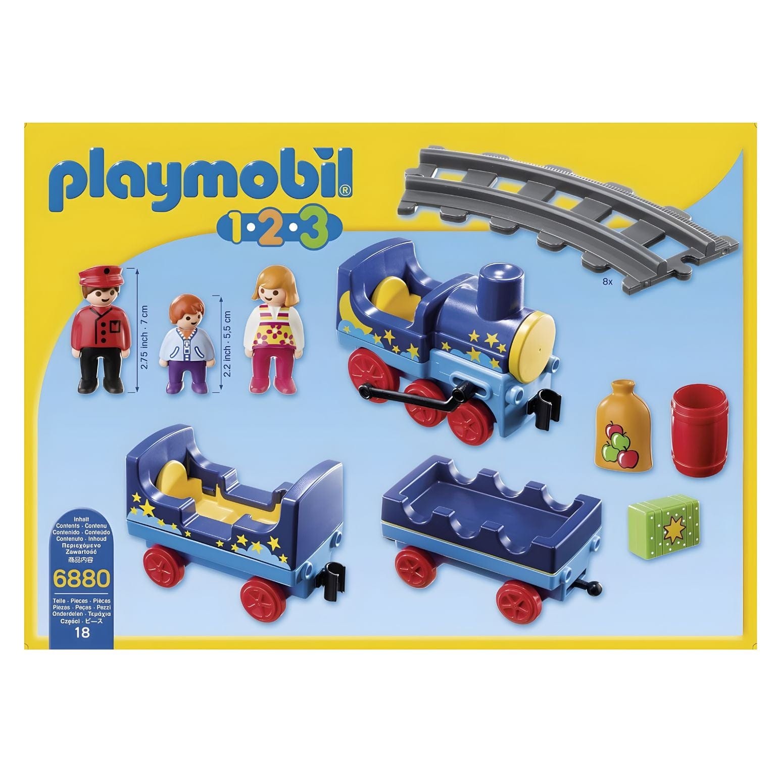 Playmobil 1.2.3 Comboio com linha férrea ( Imagem 4 de 4 ) - Preview