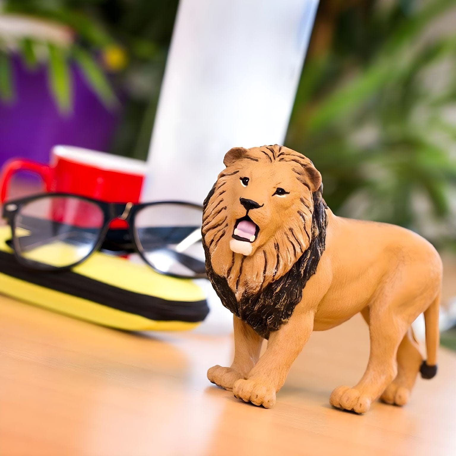 Figura de borracha - Leão ( Imagem 4 de 4 ) - Preview