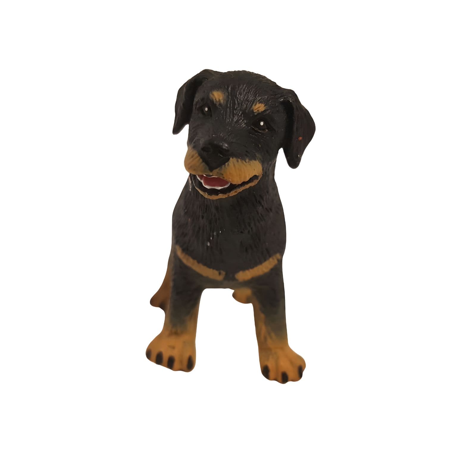 Figura de borracha - Cria Rottweiler ( Imagem 3 de 4 ) - Preview