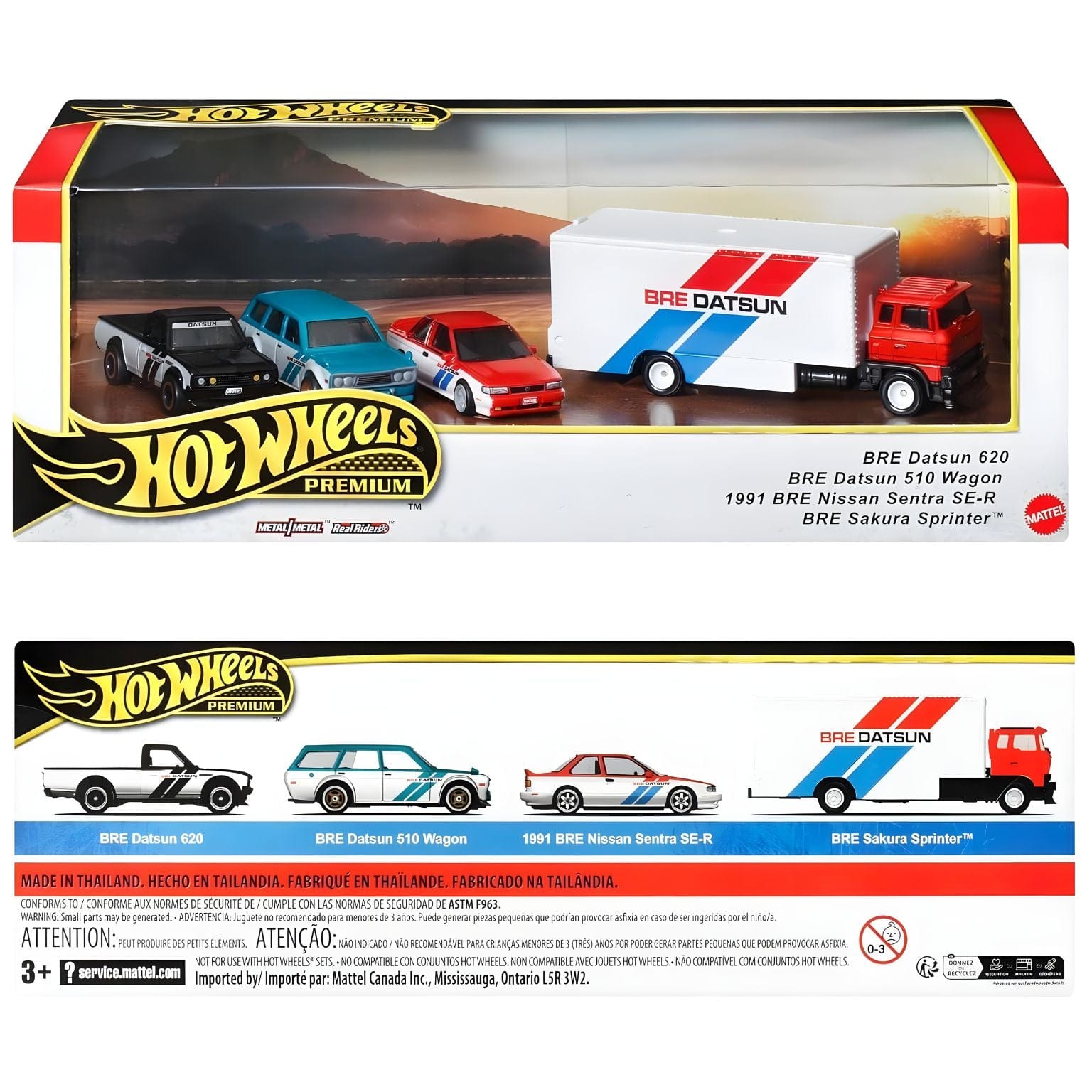 Hot Wheels Premium Set BRE Datsun 4-Pack 1:64 ( Imagem 4 de 4 ) - Preview