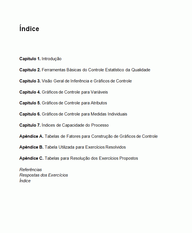 Controle Estatístico da Qualidade ( Imagem 2 de 2 ) - Preview