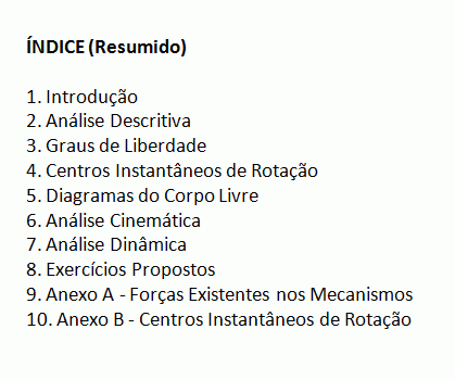 Análise Cinemática e Dinâmica de Mecanismo ( Imagem 2 de 2 ) - Preview